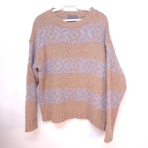 Elsamanda Wool Knit Sweater Crew Neck Pullover